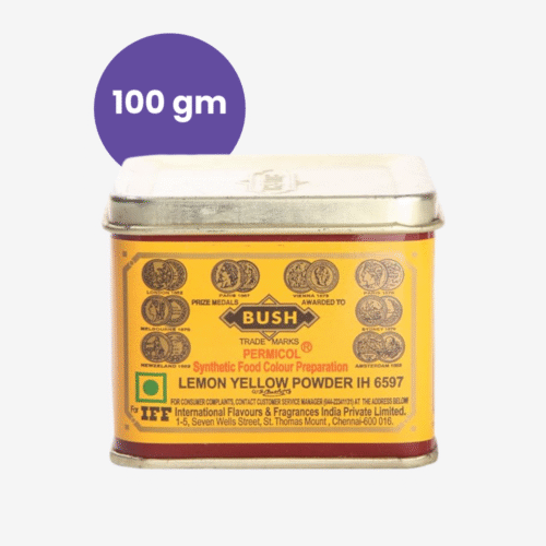 Bush Food Color - Lemon Yellow Powder, 100g Pack